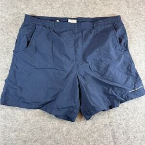 Columbia PFG Shorts Mens Medium Blue Lined Performance Fishing Hiking Omni Shade